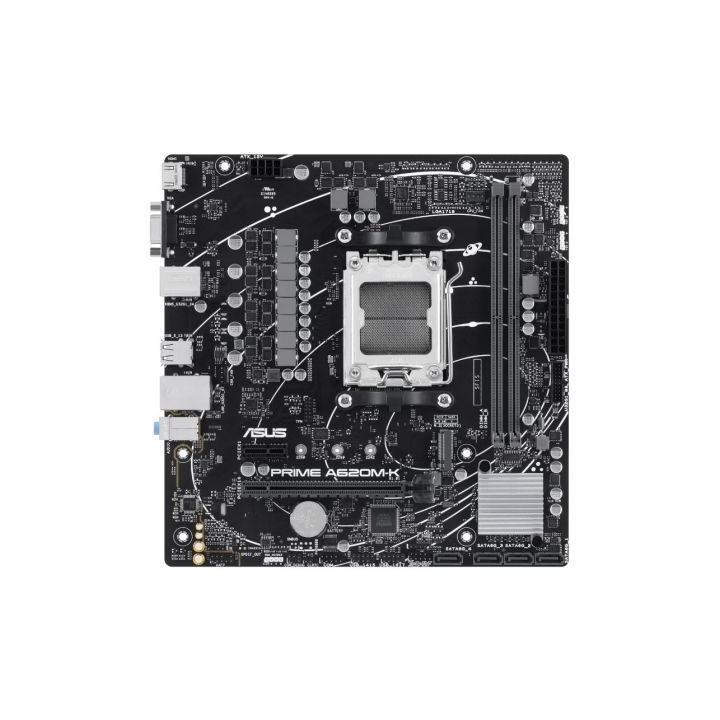 Placa base asus prime a620m-k socket am5/ ddr5/ pcie 4.0/ micro atx