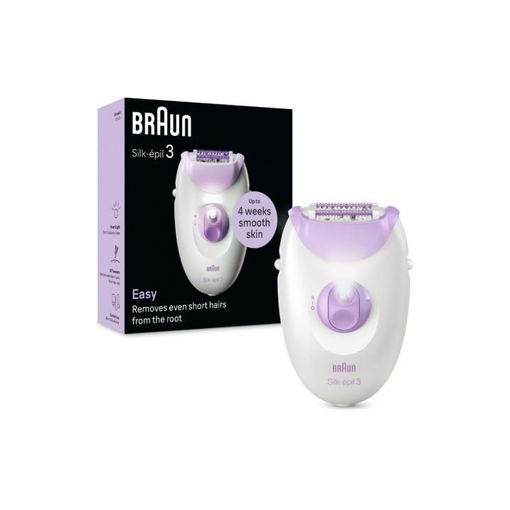 Depiladora braun silk epil series 3 se3-000/ con cable