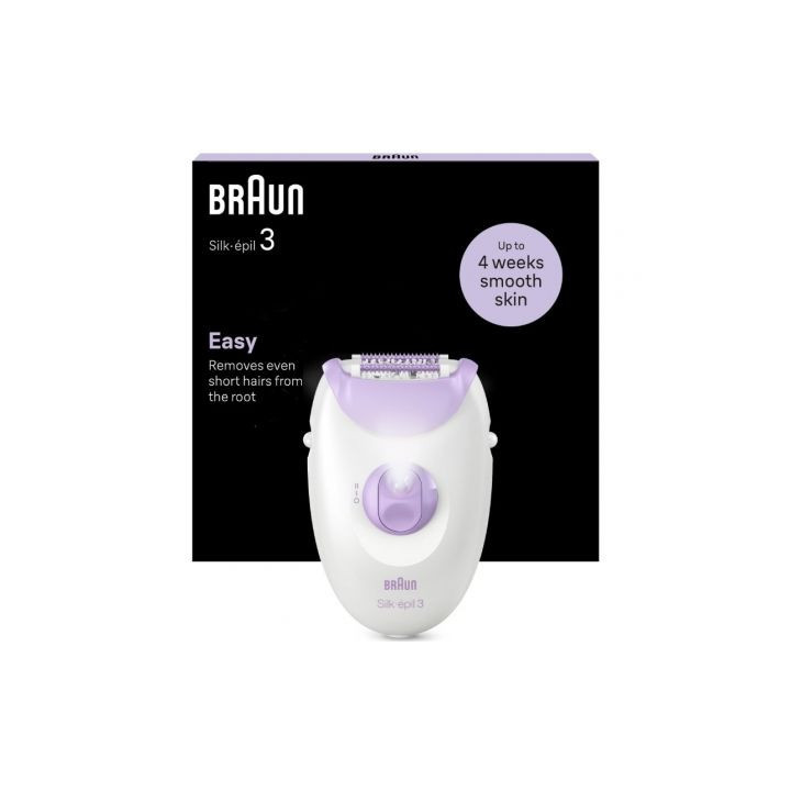 Depiladora braun silk epil series 3 se3-000/ con cable
