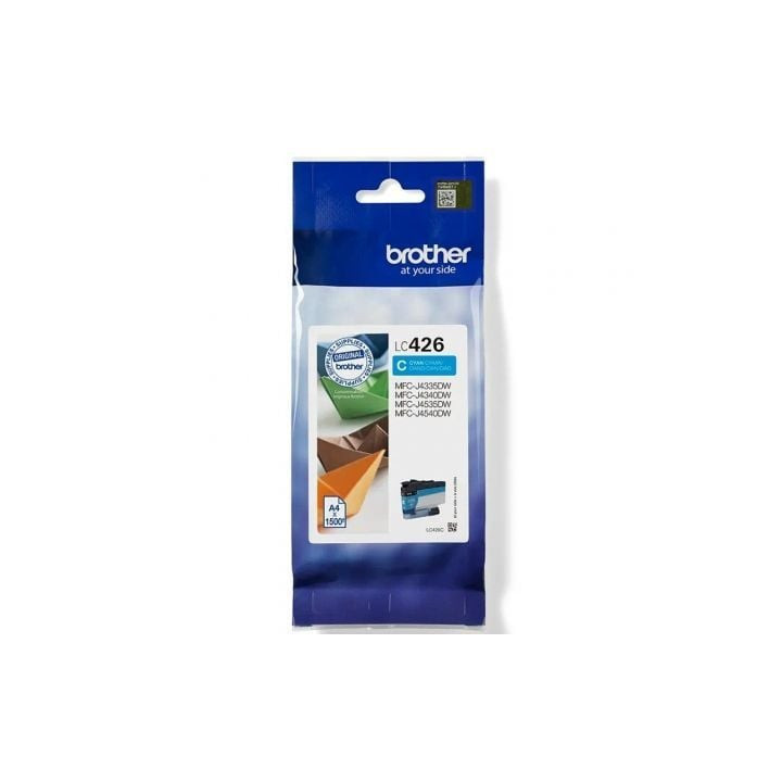 Cartucho de tinta original brother lc426c/ cian