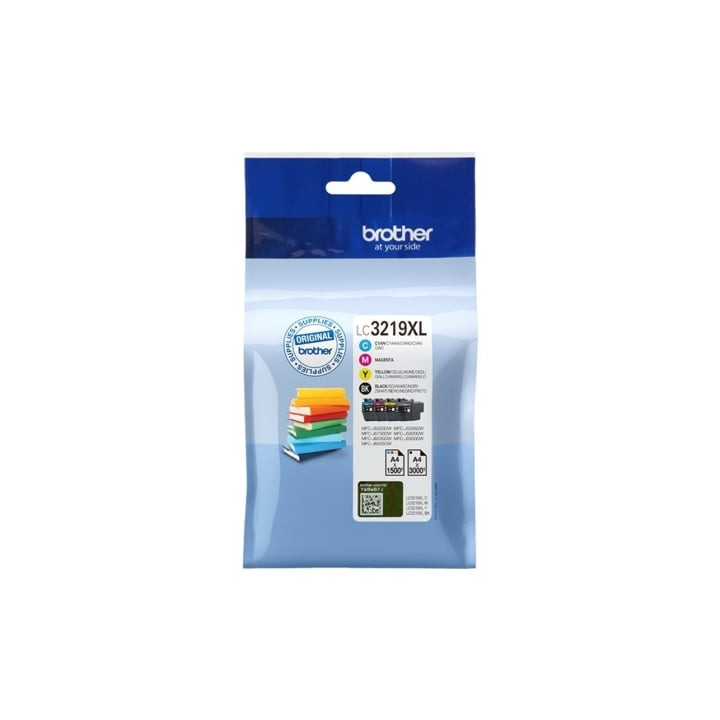 Cartucho de tinta original brother lc-3219xl alta capacidad multipack/ cian/ magenta/ amarillo/ negro