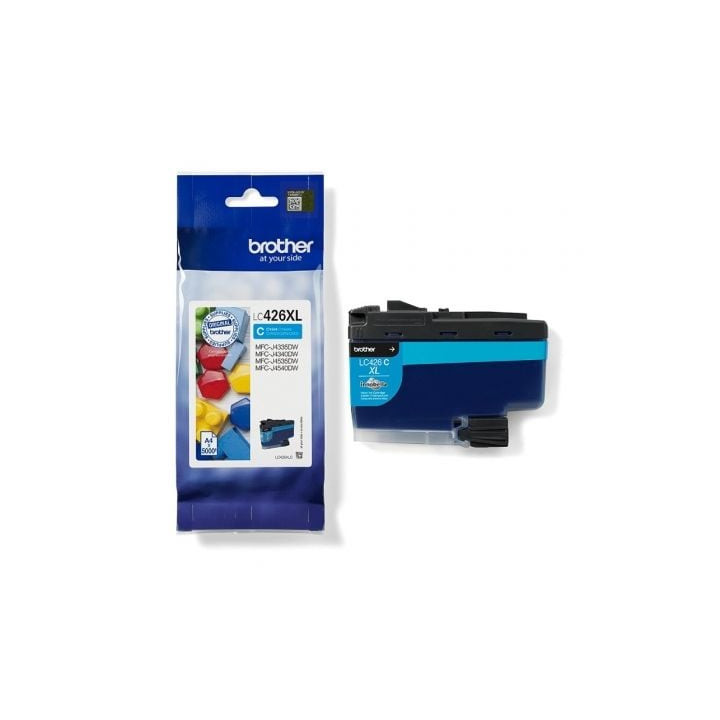 Cartucho de tinta original brother lc-426 xl alta capacidad/ cian