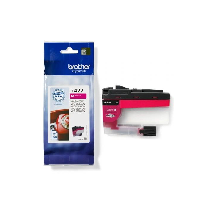 Cartucho de tinta original brother lc-427/ magenta