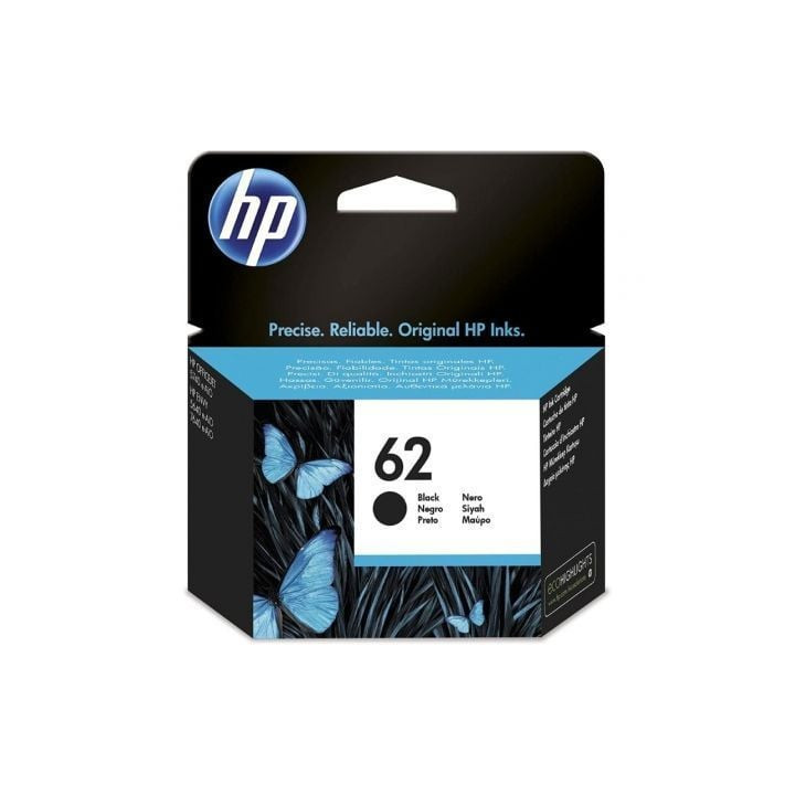 Cartucho de tinta original hp nº62/ negro