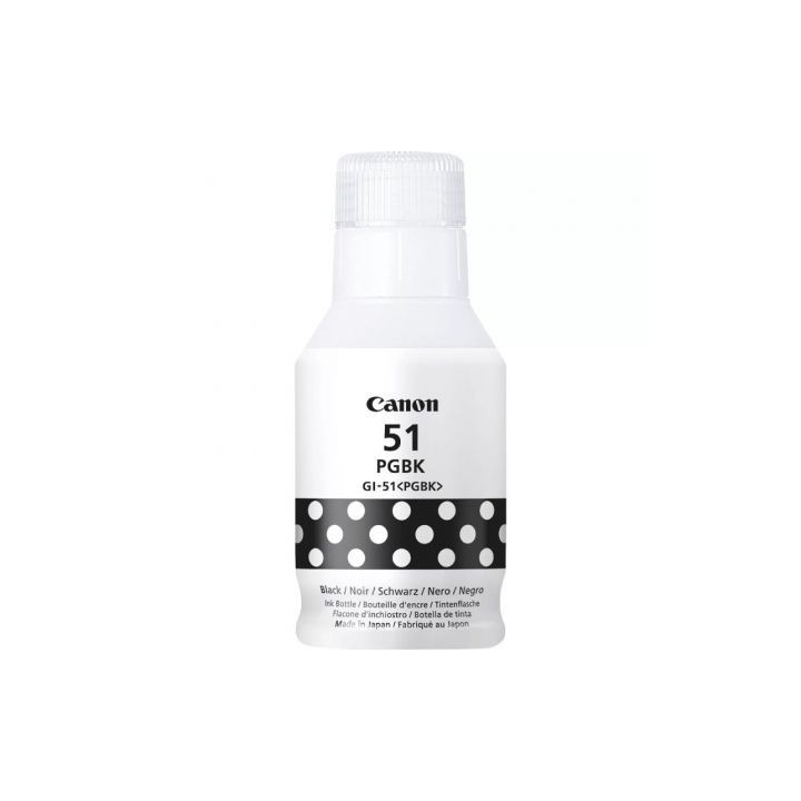Botella de tinta original canon gi-51/ negra