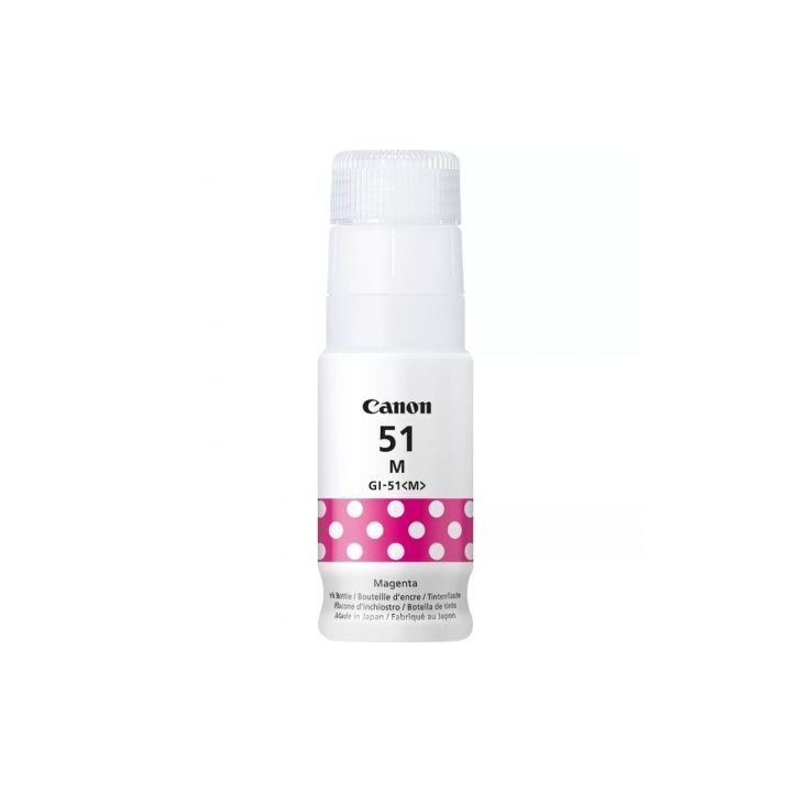 Botella de tinta original canon gi-51/ magenta