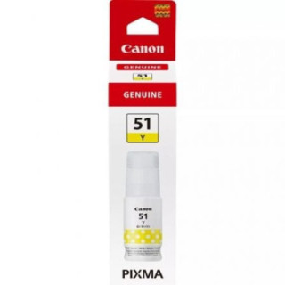 Botella de tinta original canon gi-51/ amarilla