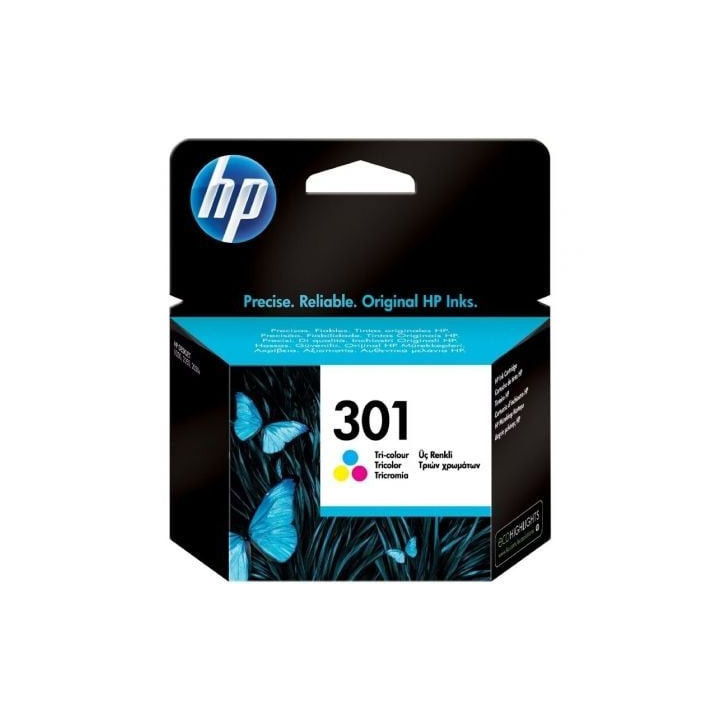 Cartucho de tinta original hp nº301/ tricolor