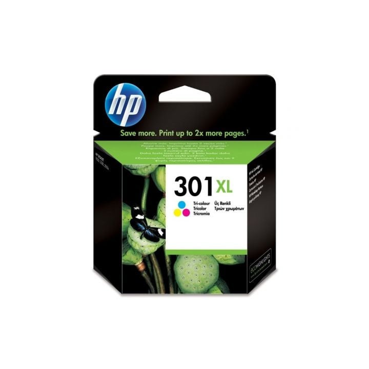 Cartucho de tinta original hp nº301 xl alta capacidad/ tricolor