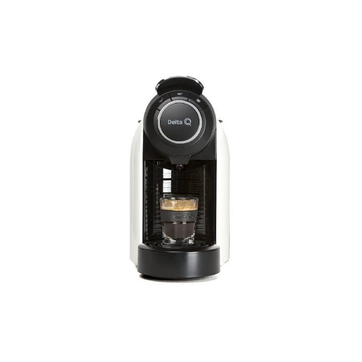 Cafetera de cápsulas delta qool evolution/ blanca