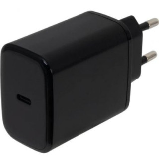 Cargador de pared gan fonestar power-c-65/ 1xusb tipo-c/ 65w/ negro