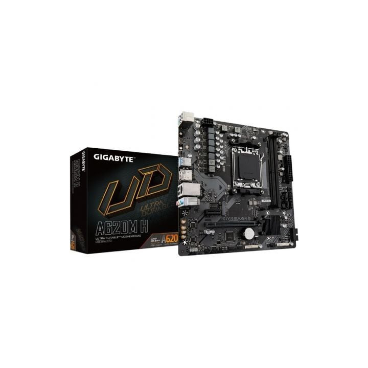 Placa base gigabyte a620m h socket am5/ ddr5/ pcie 4.0/ micro atx