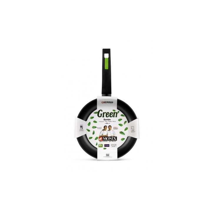 Sartén monix green m481218/ ø18cm/ aluminio forjado/ apta para inducción
