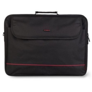 Maletín monray passenger plus para portátiles hasta 18'/ cinta para trolley/ negro