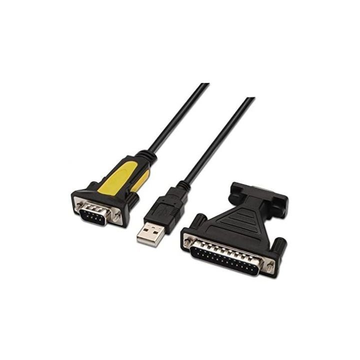 Cable conversor impresora nanocable 10.03.0002/ usb macho - db9 macho/ db25 macho