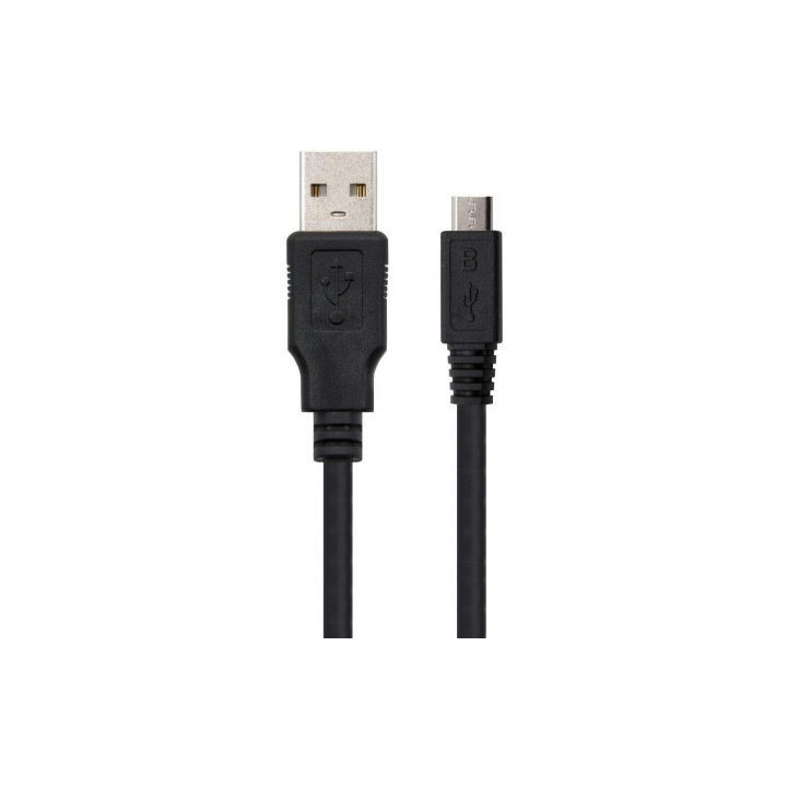 Cable usb 2.0 nanocable 10.01.0501/ usb macho - microusb macho/ 1.8m/ negro