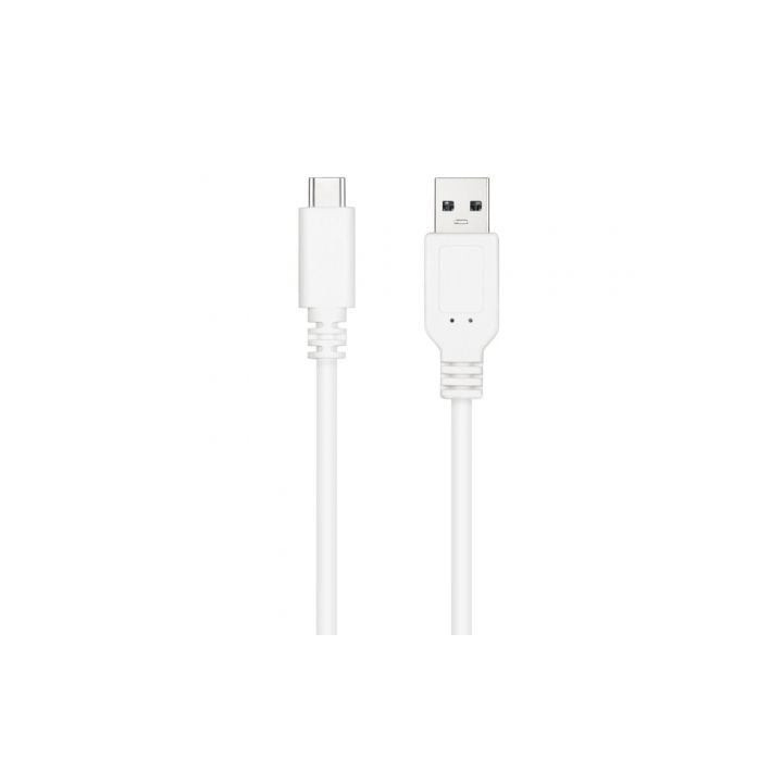 Cable usb 2.0 nanocable 10.01.2103-w/ usb tipo-c macho - usb macho/ 480mbps/ 3m/ blanco