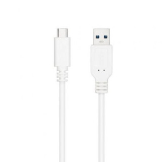Cable usb 3.1 nanocable 10.01.4002-w/ usb tipo-c macho - usb macho/ 2m/ blanco