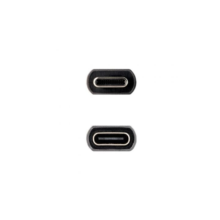 Cable alargador usb 3.2 nanocable 10.01.4402/ usb tipo-c macho - usb tipo-c hembra/ 2m/ negro