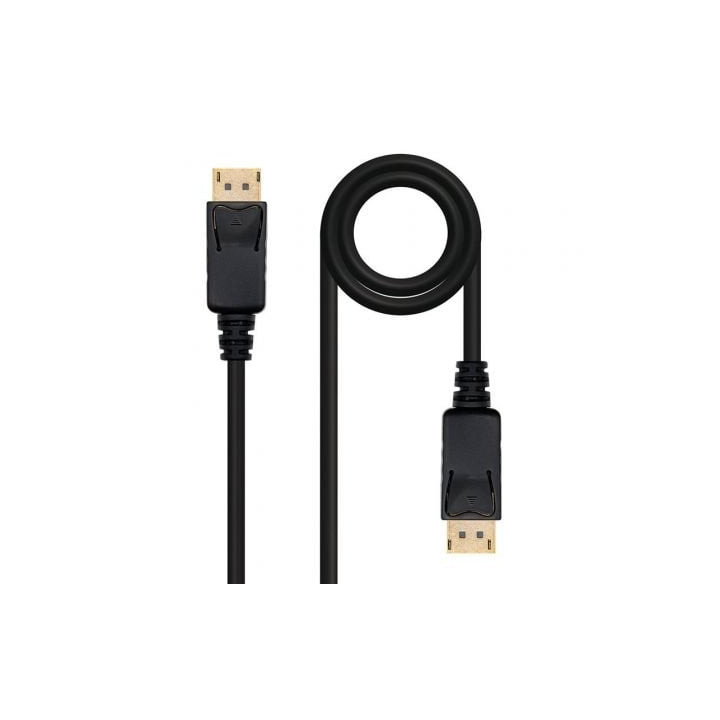 Cable displayport 1.2 4k nanocable 10.15.2302/ displayport macho - displayport macho/ 2m/ negro