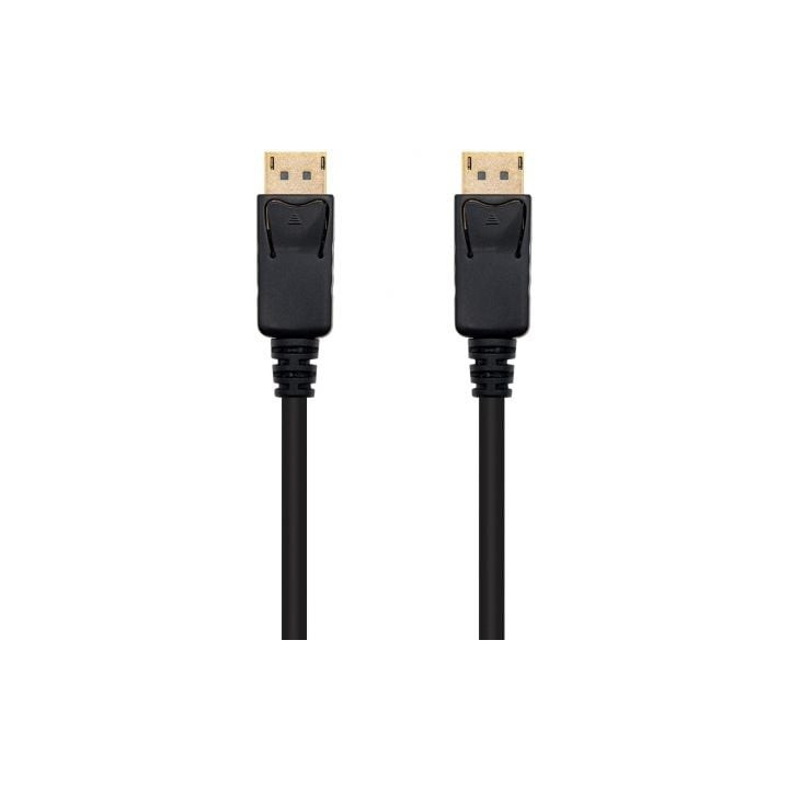 Cable displayport 1.2 4k nanocable 10.15.2302/ displayport macho - displayport macho/ 2m/ negro
