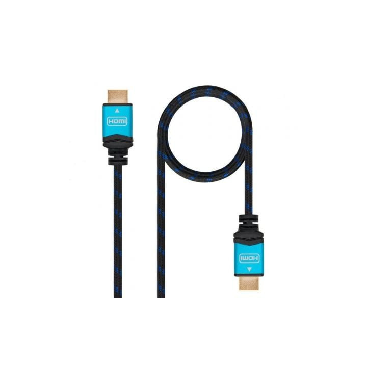 Cable hdmi 2.0 4k nanocable 10.15.3703/ hdmi macho - hdmi macho/ 3m/ negro