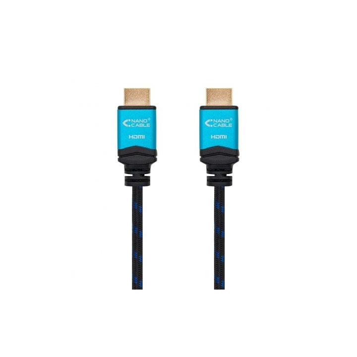 Cable hdmi 2.0 4k nanocable 10.15.3703/ hdmi macho - hdmi macho/ 3m/ negro