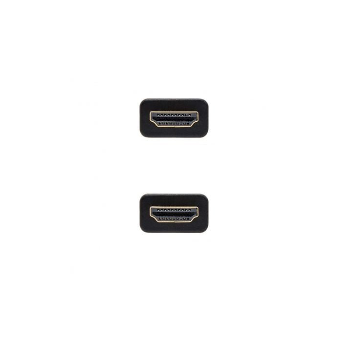 Cable hdmi 2.0 4k nanocable 10.15.3703/ hdmi macho - hdmi macho/ 3m/ negro