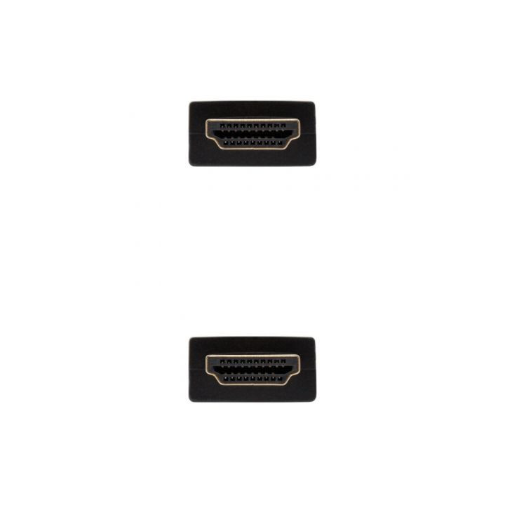 Cable hdmi 2.0 4k nanocable 10.15.3802/ hdmi macho - hdmi macho/ 2m/ negro