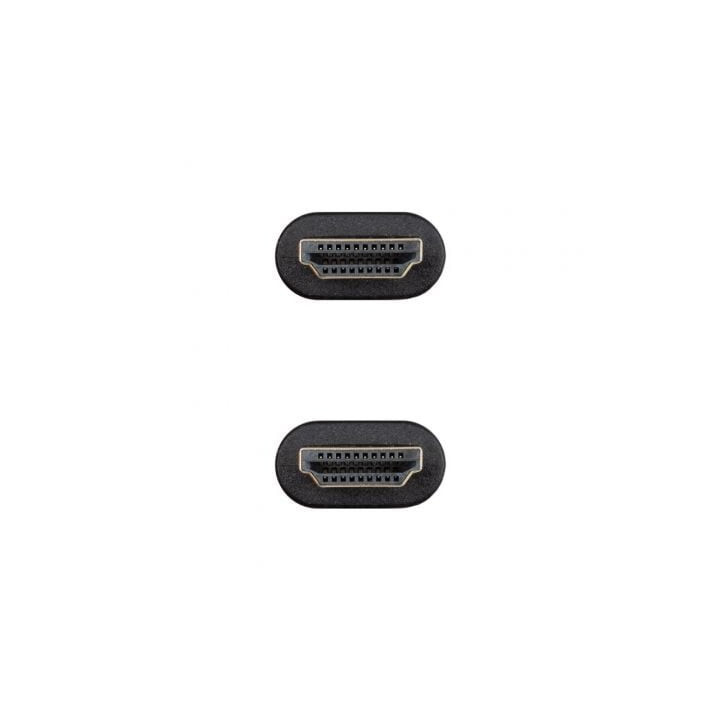 Cable hdmi 2.0 4k ccs nanocable 10.15.3900/ hdmi macho - hdmi macho/ 50cm/ negro