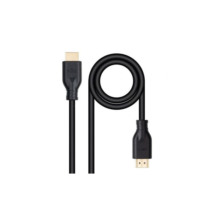 Cable hdmi 2.0 4k ccs nanocable 10.15.3905/ hdmi macho - hdmi macho/ 5m/ negro