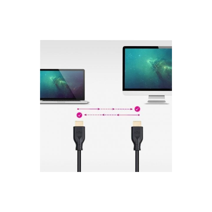 Cable hdmi 2.0 4k ccs nanocable 10.15.3910/ hdmi macho - hdmi macho/ 10m/ negro