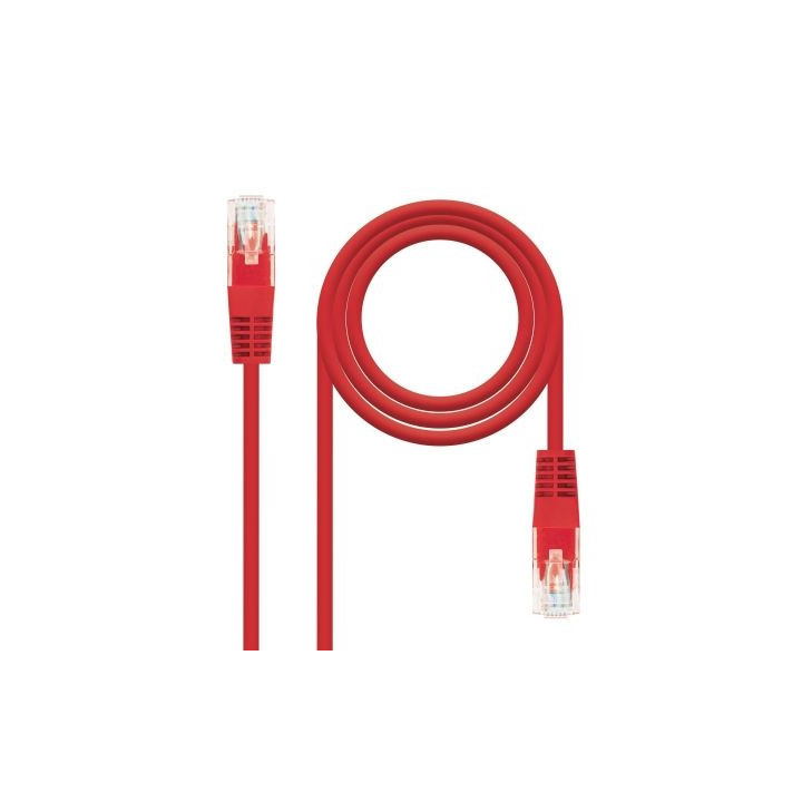 Cable de red rj45 utp nanocable 10.20.0403-r cat.6/ 3m/ rojo
