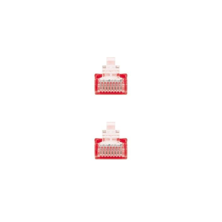Cable de red rj45 utp nanocable 10.20.0403-r cat.6/ 3m/ rojo