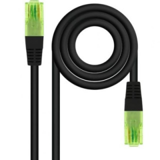 Cable de red rj45 utp nanocable 10.20.1400-l25-bk cat.6/ 25cm/ negro