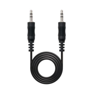 Cable estéreo nanocable 10.24.0103/ jack 3.5 macho - jack 3.5 macho/ 3m/ negro