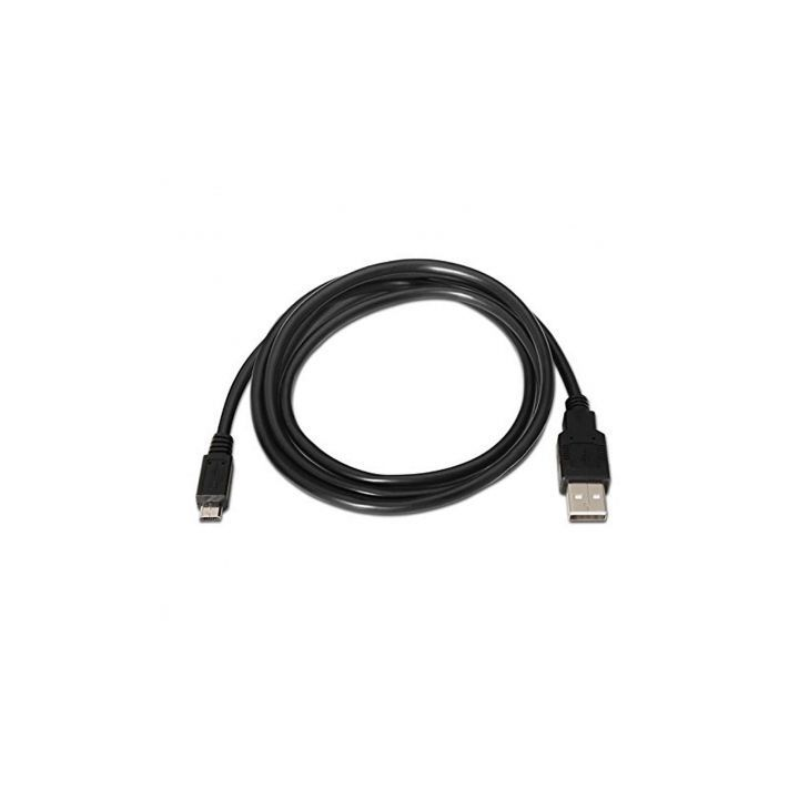 Cable usb 2.0 nanocable 10.01.0503/ usb macho - microusb macho/ 3m/ negro