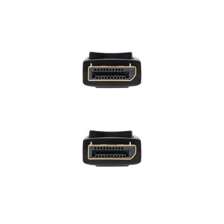 Cable displayport 1.2 4k nanocable 10.15.2300/ displayport macho - displayport macho/ 50cm/ negro