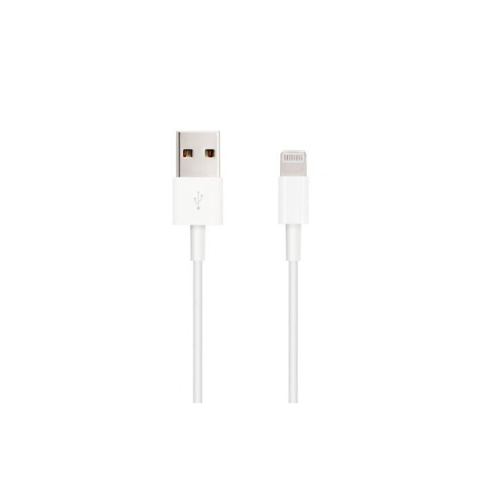 Cable usb 2.0 lightning nanocable 10.10.0400/ usb macho - lightning macho/ 50 cm/ blanco