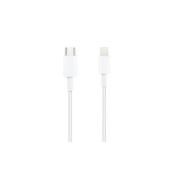 Cable usb 2.0 tipo-c lightning nanocable 10.10.0601/ usb tipo-c macho - lightning macho/ 1m/ blanco