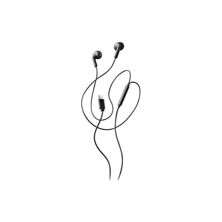 Auriculares intrauditivos ngs cross glide/ con micrófono/ usb tipo-c/ negros