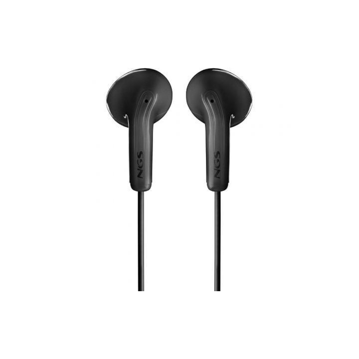 Auriculares intrauditivos ngs cross glide/ con micrófono/ usb tipo-c/ negros