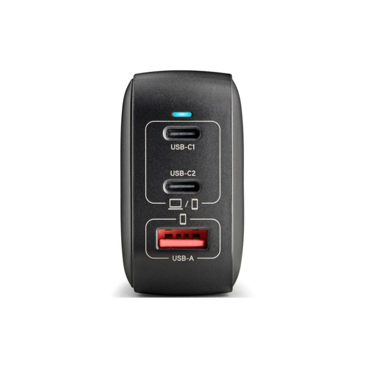 Cargador de pared gan ngs bud100wtiny 100w/ 2xusb tipo-c/ 1xusb/ 100w