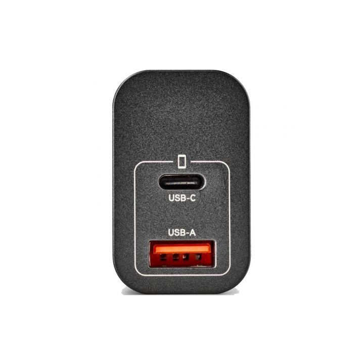 Cargador de pared gan ngs era 30w/ 1xusb tipo-c/ 1xusb/ 30w
