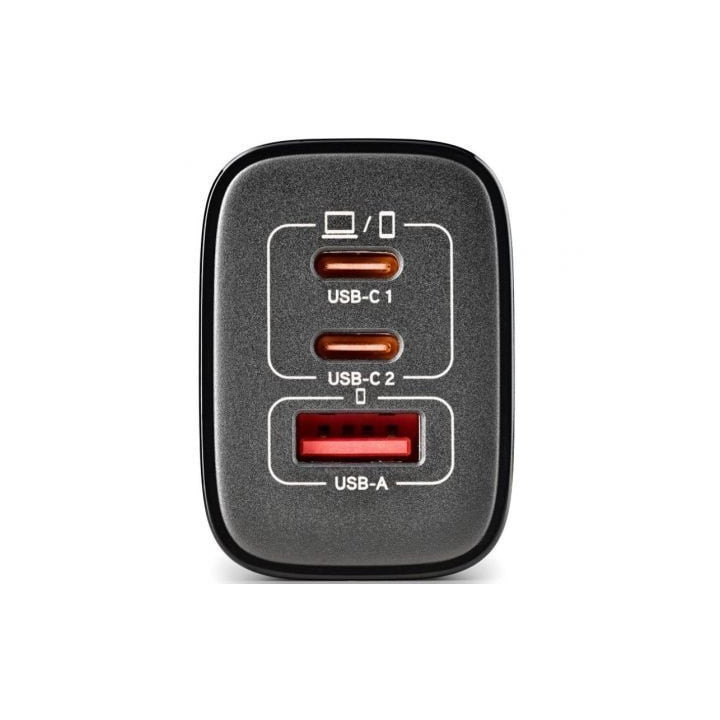 Cargador de pared gan ngs era 65w/ 2xusb tipo-c/ 1xusb/ 65w