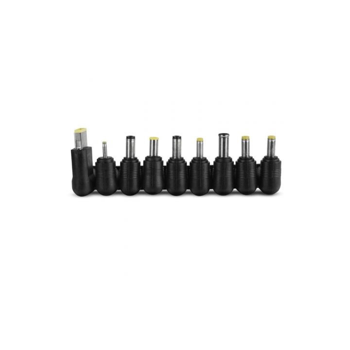 Cargador de portátil nox 45w/ 45w/ automático/ 9 conectores/ voltaje 9-20v