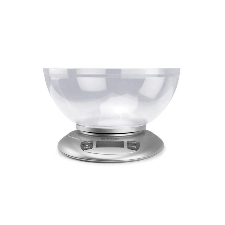 Báscula de cocina electrónica orbegozo pc 2017 a/ hasta 3.5kg/ plata