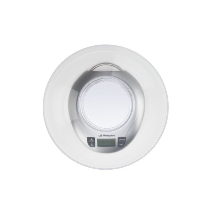 Báscula de cocina electrónica orbegozo pc 2017 a/ hasta 3.5kg/ plata