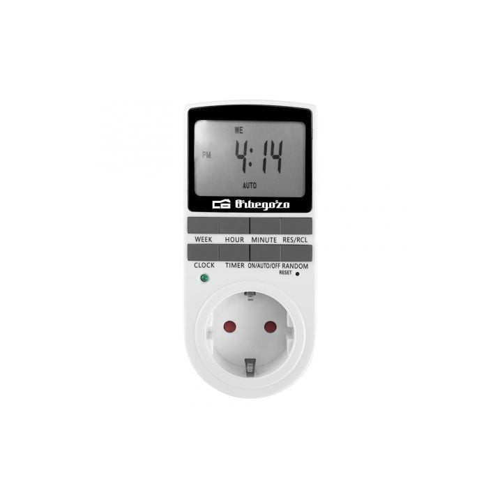 Programador de enchufe orbegozo pg 25/ potencia máxima 3680w