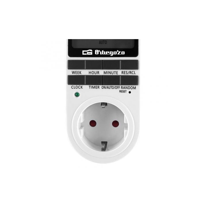 Programador de enchufe orbegozo pg 25/ potencia máxima 3680w